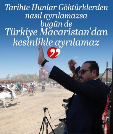 Kürşad Zorlu Macaristan'daki Büyük Hun-Türk Kurultayı'na katıldı