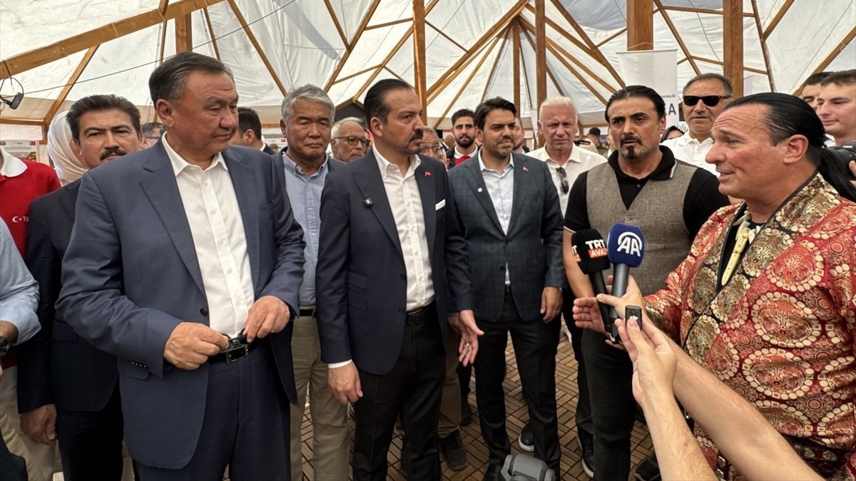 Macaristan'da Büyük Hun-Türk Kurultayı'nda TİKA çadırı yoğun ilgi gördü