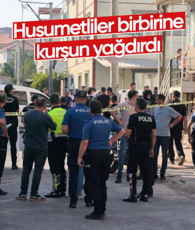Bursa'da husumetli gruplar arasında silahlı kavga: 2 yaralı