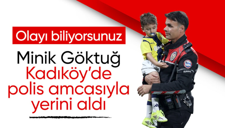 Forması çıkartılmaya çalışılan minik taraftar, Kadıköy’de