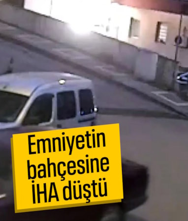 Trabzon'un Arsin ilçe emniyet bahçesine hava aracı olduğu değerlendirilen cisim düştü