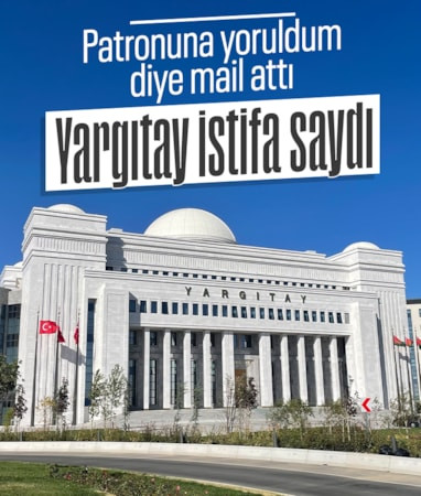 Patrona 'yoruldum' mesajı atan yönetici istifa etmiş sayıldı