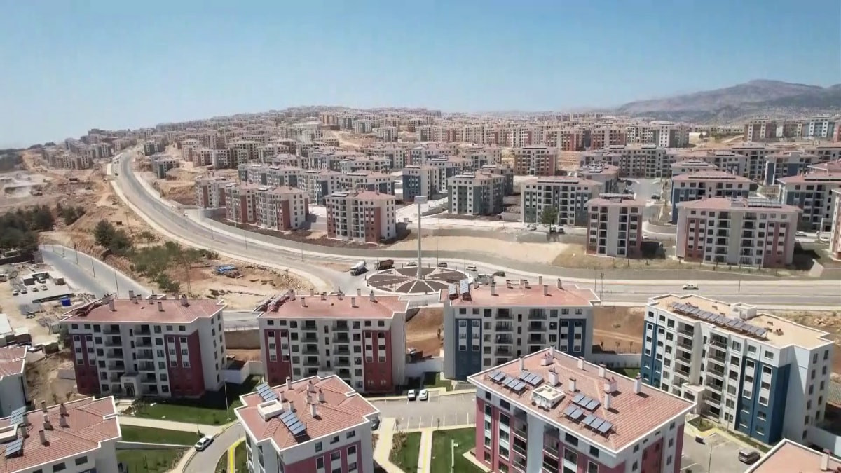 Adıyaman'da deprem konutlarıyla yeni bir şehir inşa edildi
