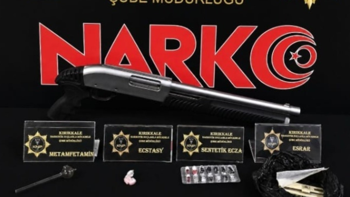 Kırıkkale'de uyuşturucu operasyonu düzenlendi