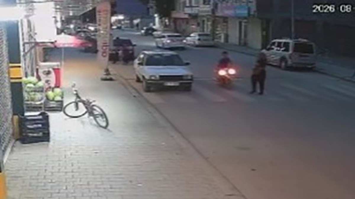 Kahramanmaraş'ta motosikletin çarptığı yaşlı adam yaralandı