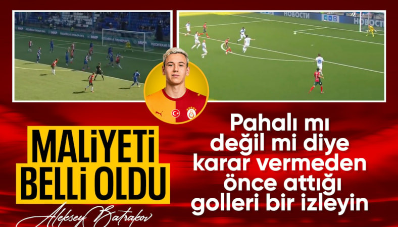 Galatasaray'ın yeni transferi Aleksey Batrakov'u yakından tanıyalım
