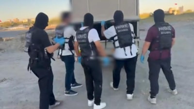 Zeytinburnu'nda 83 kilogram skunk yakalandı