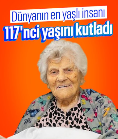İngiltere'de yaşayan dünyanın en yaşlı insanı 117'nci yaşını kutladı