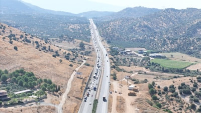 Aydın-Muğla yolunda peş peşe kazalar: 5 kilometrelik araç kuyruğu