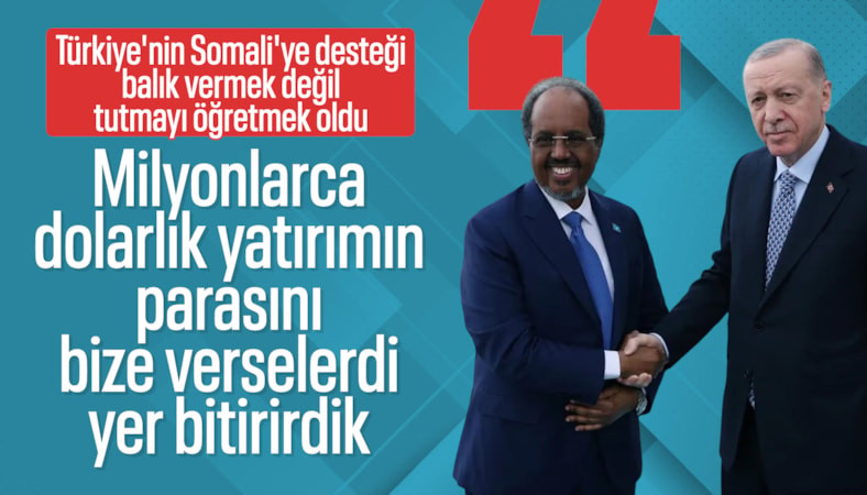Somali Cumhurbaşkanı Mahmud'dan Türkiye'ye övgü