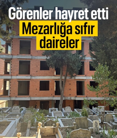 İstanbul'da mezarlık manzaralı sıfır daireler gündem oldu