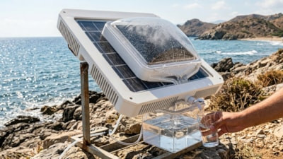 Elektrik yok, bakım derdi yok: Güneş ışığıyla deniz suyunu içilebilir hale getirdiler