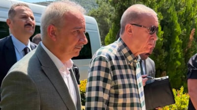 Cumhurbaşkanı Erdoğan, Marmaris'te vatandaşlarla buluştu