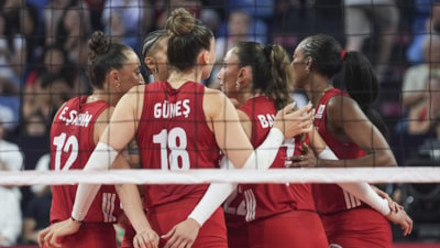 A Milli Kadın Voleybol Takımı, Letonya'ya set vermedi