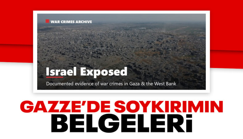Gazze'deki soykırımın belgelerini gösteren dijital veri tabanı yayında