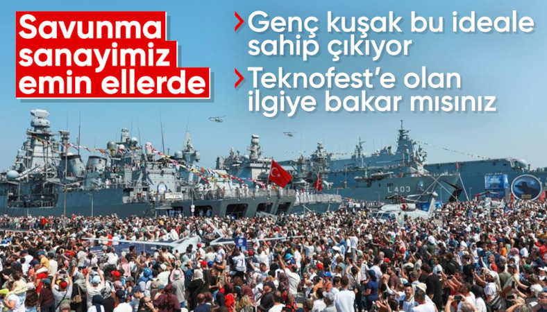 TEKNOFEST Mavi Vatan'da yoğunluk zirve yaptı