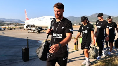 Beşiktaş kafilesi, Alanya'ya geldi