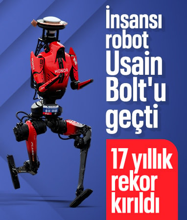 Çin'de insansı robot 100 metreyi Usain Bolt'tan daha hızlı koştu