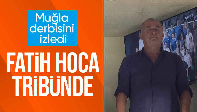 Fatih Terim, tribünden izledi! Bodrum FK ile Muğlaspor yenişemedi
