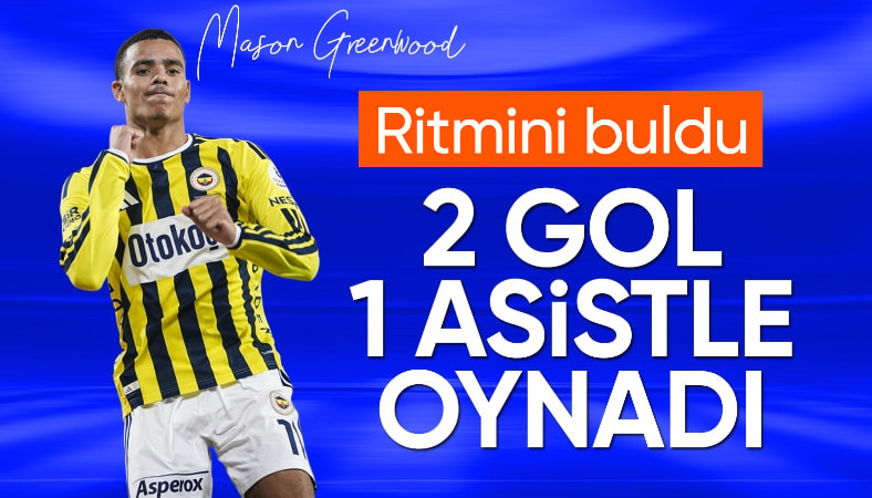 Mason Greenwood'dan Konyaspor'a karşı 2 gol, 1 asist