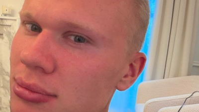 Erling Haaland, saçlarını kestirdi