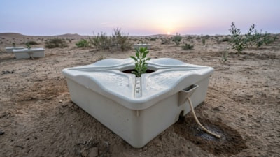 Çölleri ormana dönüştürecek sistem geliştirildi: Elektrik ve sulama olmadan ağaç yetiştiriyor