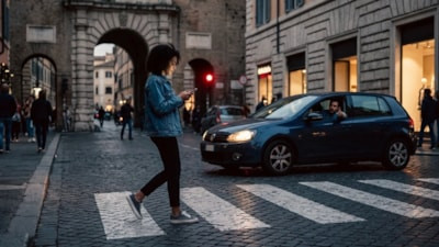 İtalya'da telefona bakarak karşıdan karşıya geçene 75 euro ceza