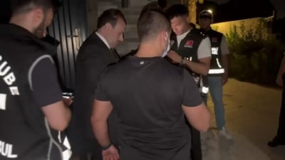 Alihan Kuriş'in gözaltı görüntüleri ortaya çıktı