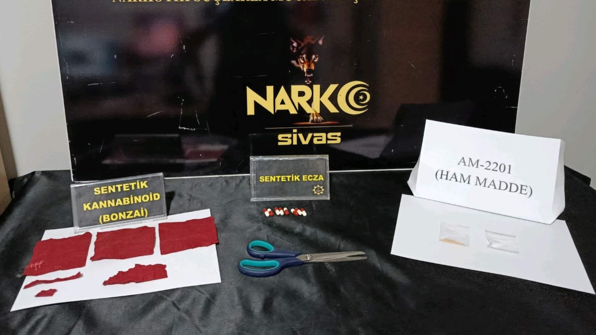 Sivas'ta narkotik operasyonunda 3 şüpheli tutuklandı