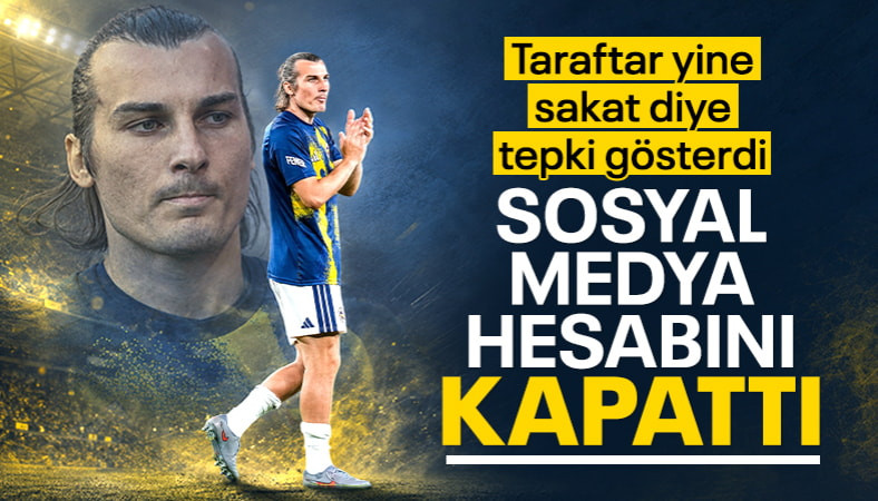 Fenerbahçeliler tepkili! Çağlar Söyüncü, sosyal medya hesabını kapattı