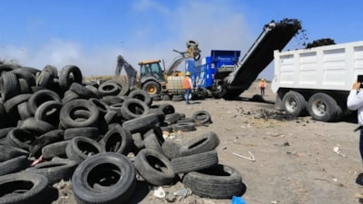 Yıllardır doğayı zehirliyordu: 50 bin adet atık yeniden kullanılacak