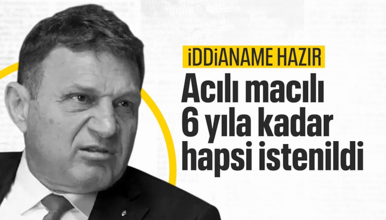 Türker Ertürk hakkında 2 yıldan 6 yıla kadar hapis talebi