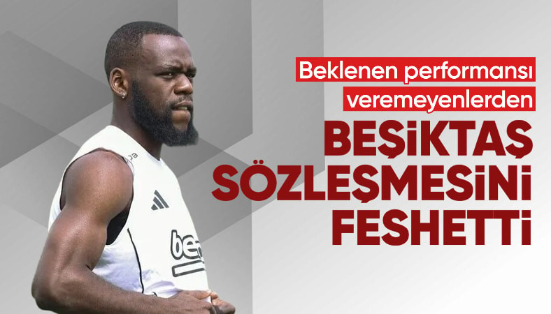 Beşiktaş'ta, Jean Onana ile yollar ayrıldı