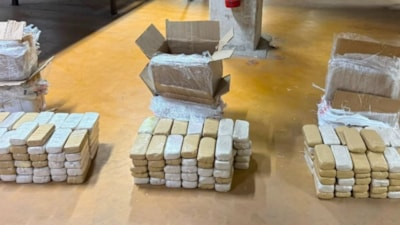 Ankara'da kargo aktarma merkezinden 109 kilogram uyuşturucu çıktı