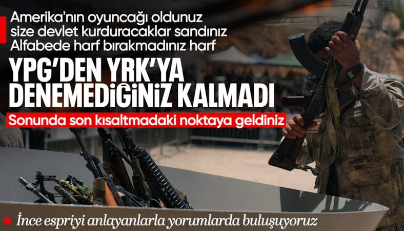 Terör örgütü SDG/YPG kendini feshetti