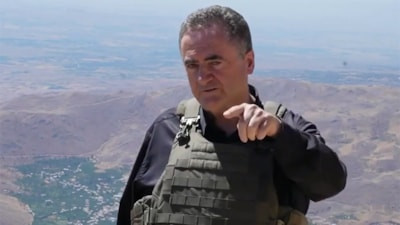 İsrail Savunma Bakanı çelik yelek giyip Türkiye'yi tehdit etti