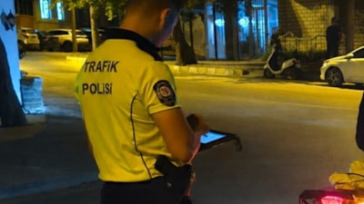 Çanakkale'de denetimden kaçan motosikletli 320 bin lira ceza yedi