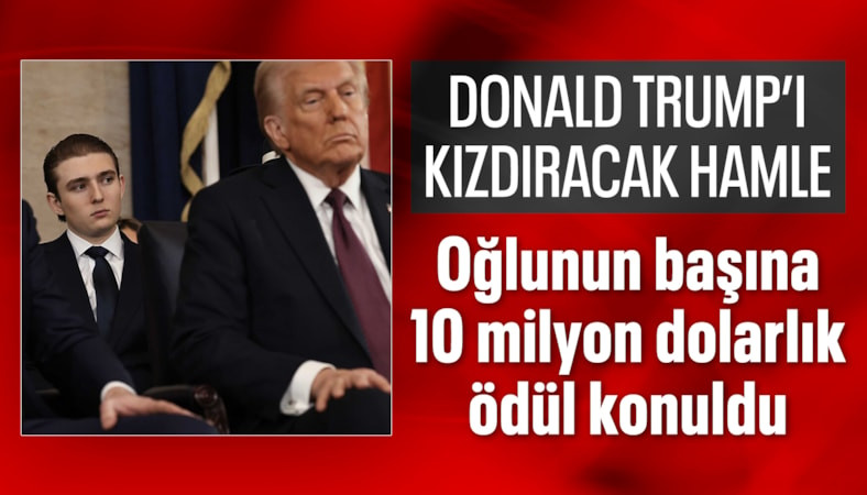 İran, Donald Trump'ın oğlunun başına 10 milyon dolarlık ödül koydu