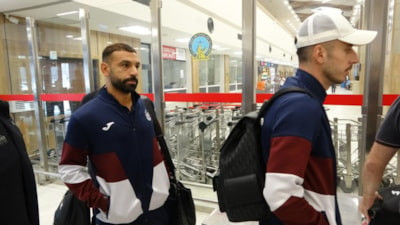 Trabzonspor, Ferencvaros rövanşı için Macaristan'a gitti