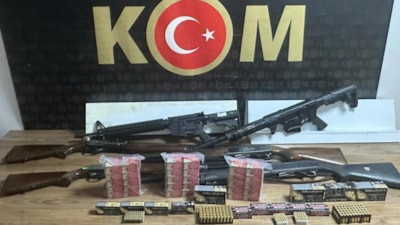 Sakarya'da 6 ruhsatsız tüfek ve bin 600 fişek ele geçirildi