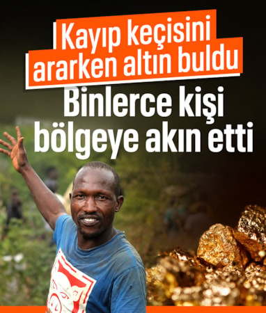 Kenya'da keçisini ararken altın buldu: Tüm bölgenin kaderi değişti