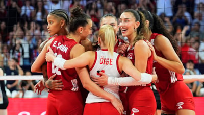 A Milli Kadın Voleybol Takımı, Almanya'yı devirdi