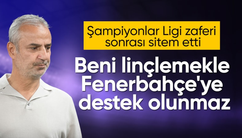 İsmail Kartal, Devler Ligi zaferi sonrası sitem etti!
