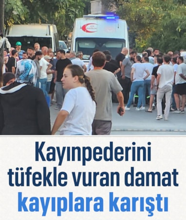 Sakarya'da kayınpederini tüfekle yaralayan damat kaçtı