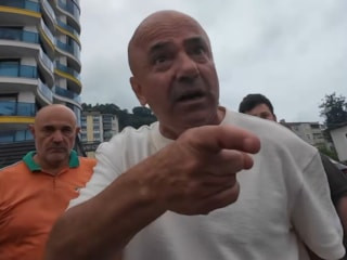 Rize'de bisikletliye saldırıda yeni görüntüler: Polis molis dinlemem, vallahi öldürüm seni