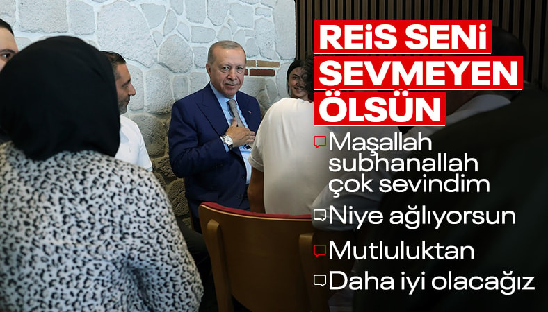 Cumhurbaşkanı Erdoğan, Çengelköy'de vatandaşlarla buluştu