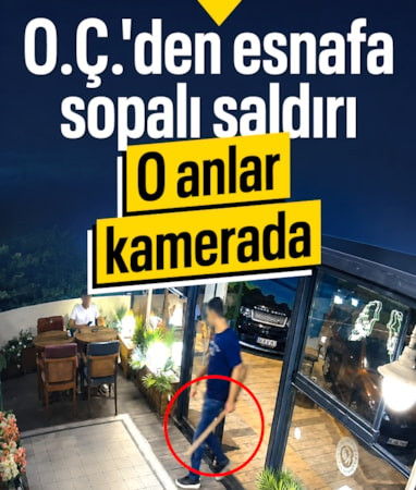Aydın'da sopa ile kafe işletmecisini darbetti