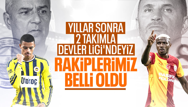 Temsilcilerimizin rakipleri belli oldu! Şampiyonlar Ligi'nde kuralar çekildi