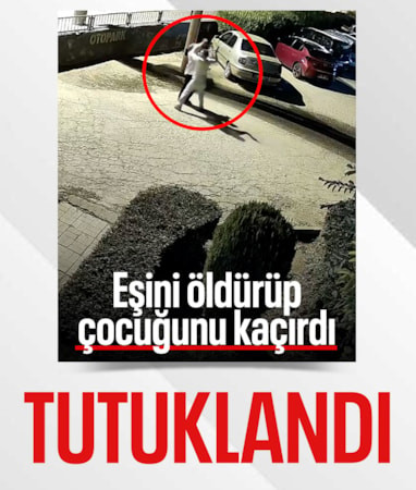 Diyarbakır'da kucağında çocuğuyla eşini öldüren saldırgan tutuklandı