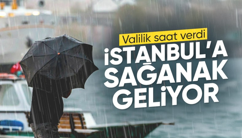 İstanbul'a peş peşe uyarılar: Sağanak geliyor
